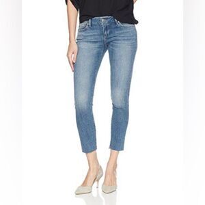 Lucky Brand - Mid Rise Lolita Crop Jeans Medium Wash with fringed hem - 4/27